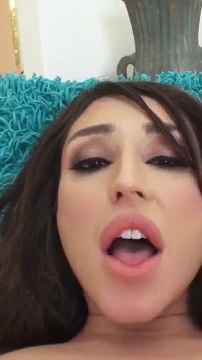 Porn Movie with Christiana Cinn in Sextoys and Brunette Hairy Pussy