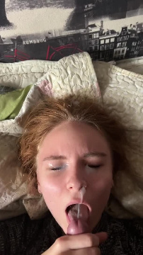 Kitty Rias Facial Cum and POV Redhead Amateur hot | Tik.Porn
