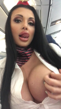 Exhibitionist X-Rated Video Showing Boobs with Aletta Ocean and Big Boobs