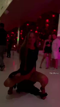 European Movie Porno Dancing & Naked Exhibitionist Blonde