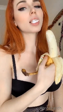 Xxx Movie with Amouranth in Fruits and Vegetables & Big Ass Big Boobs