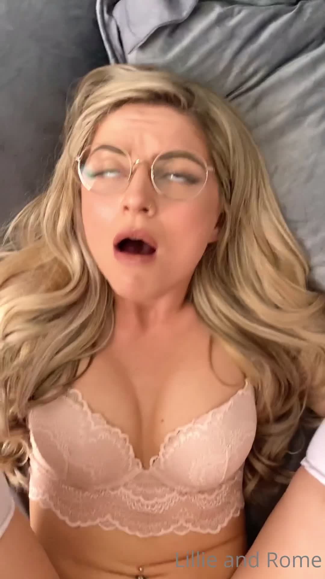 Lillie Lucas Showing Boobs and Blonde Glasses hot | Tik.Porn